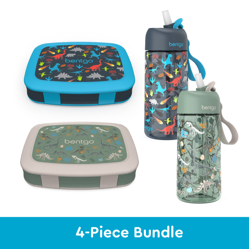 bentgo-kids-prints-lunch-boxes-and-water-bottles-d6 bentgo-lunch-box-bottle-bundle-dinsoaur-fossils-1.jpg